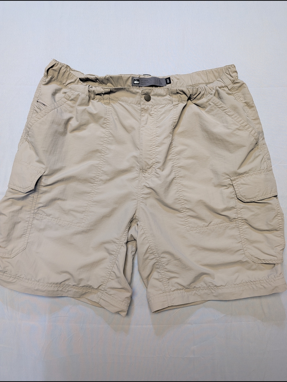 REI Shorts Mens XL Lightweight Outdoors Cargo Hiking UPF 50+ Flawed